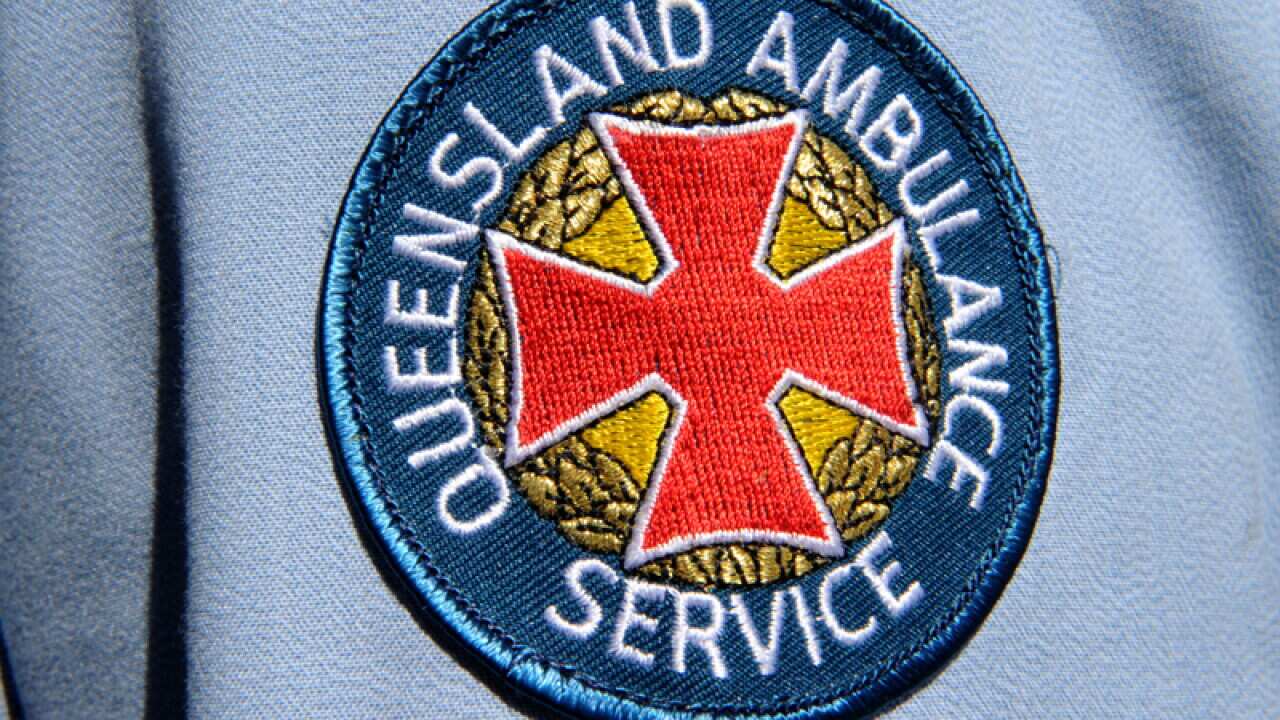 A Queensland Ambulance Service logo