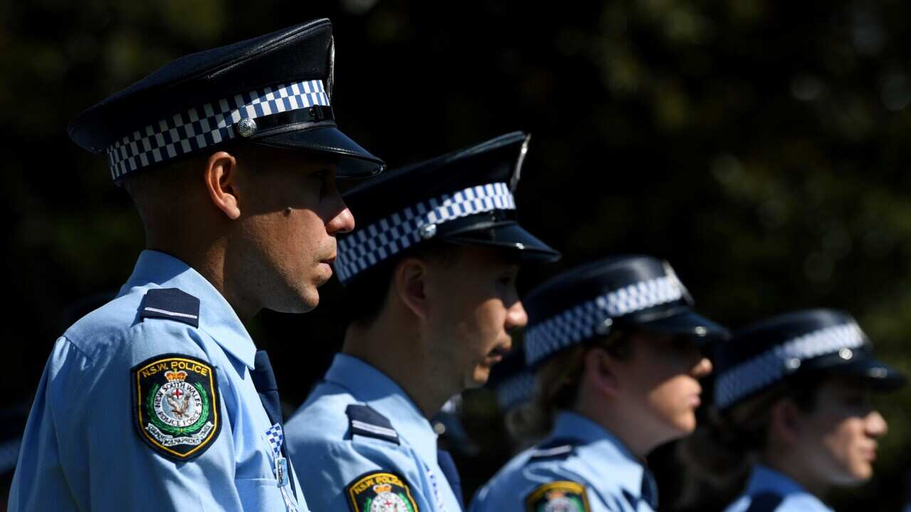 NSW Police at a service in Sydney