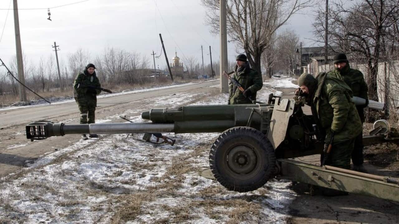 Separatists set up position near Debaltseve