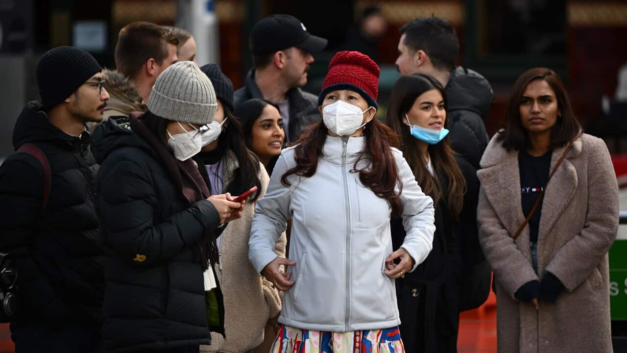 Pedestrians in Melbourne