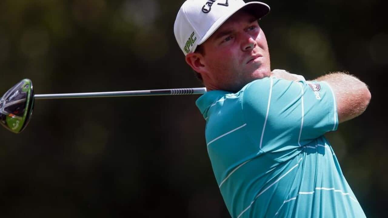 Grayson Murray tees off