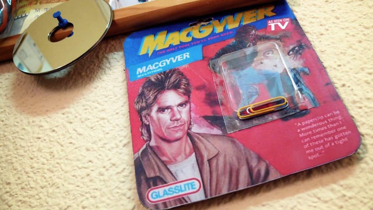 MacGyver poster - Solving problems can be a wondrous thing.