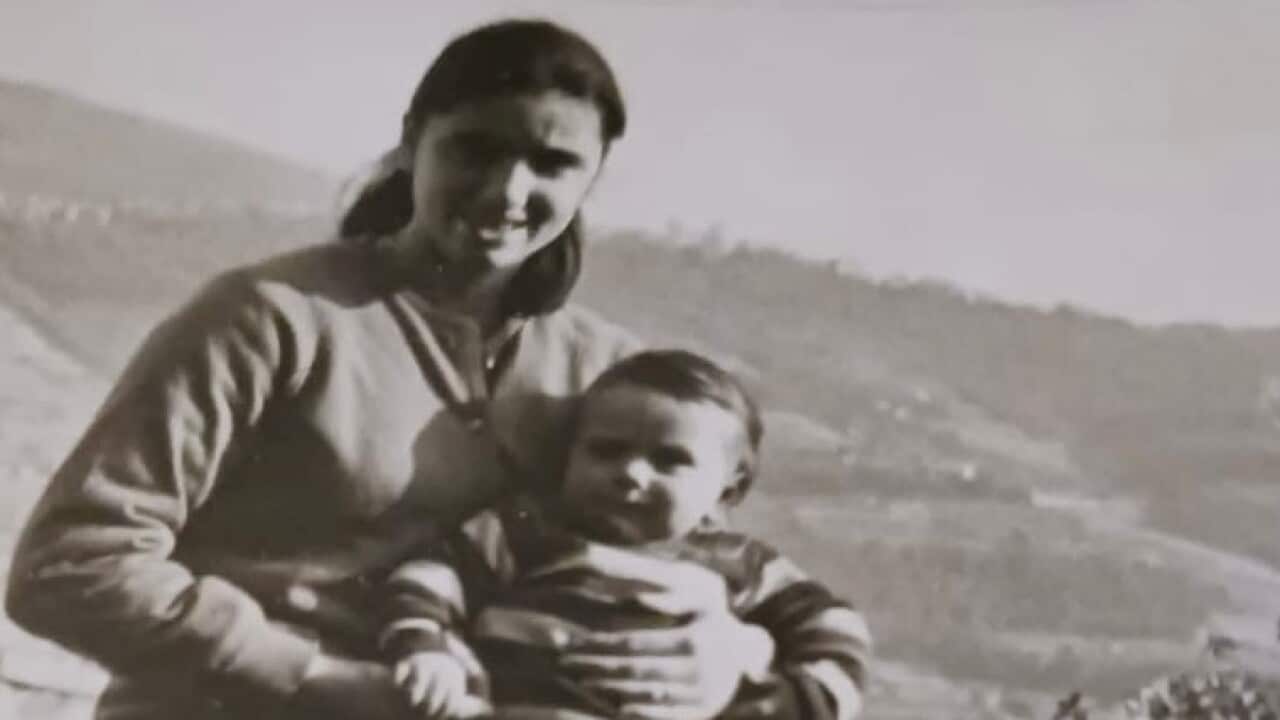 Elide Presta in 1966 before she left for Australia