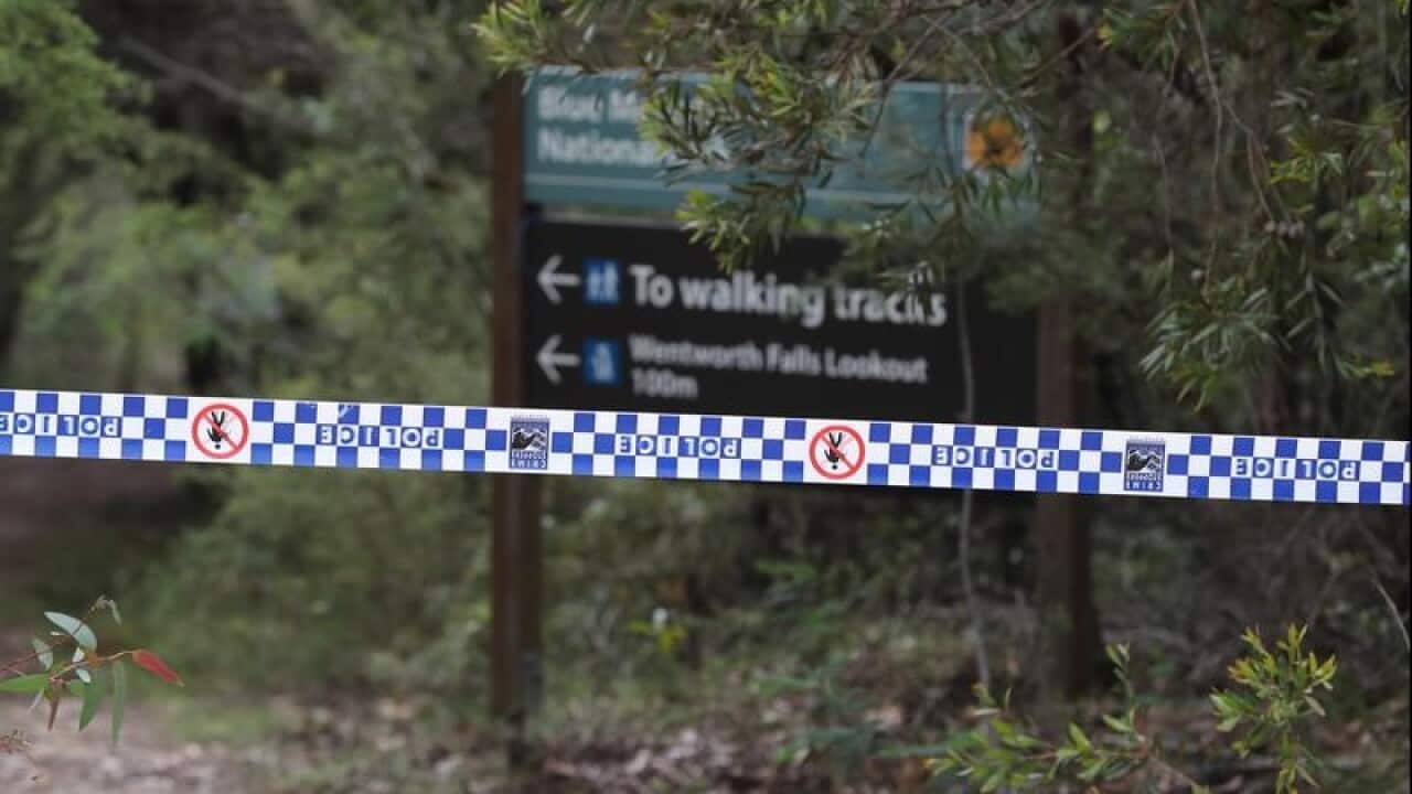 Signage to Wentworth Falls, Blue Mountains National Park