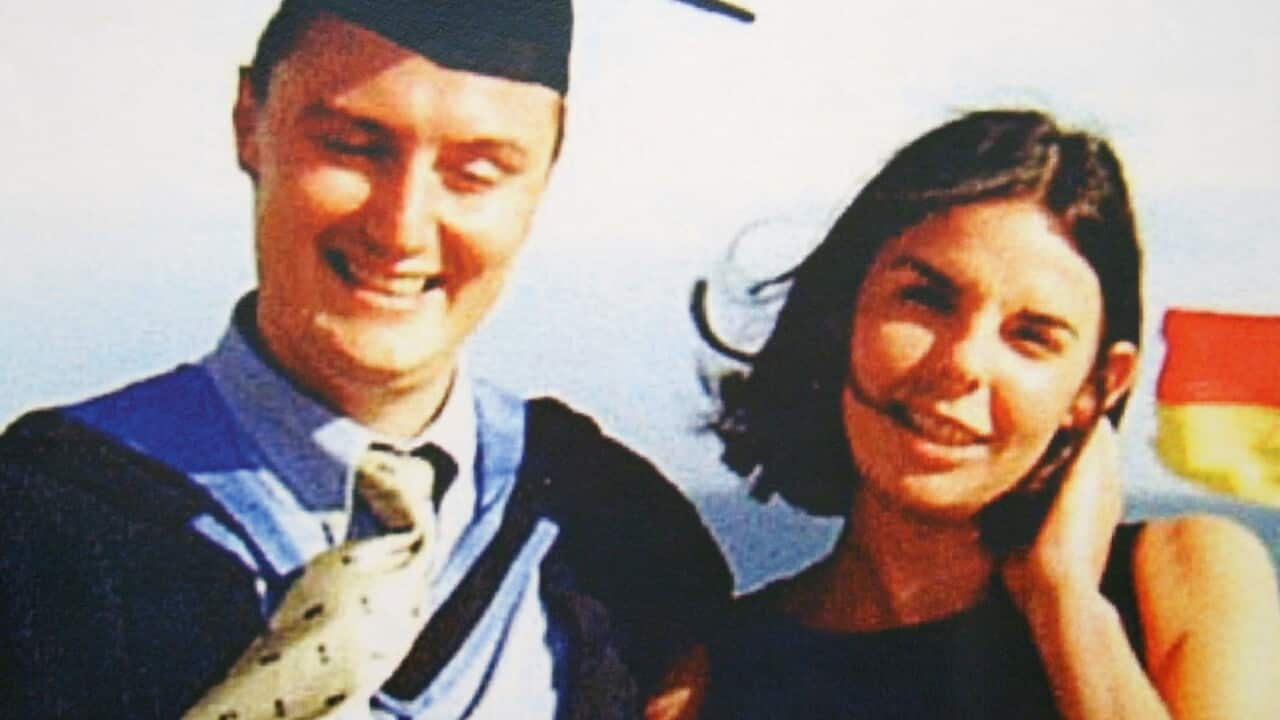 File image of English backpacker Peter Falconio with his girlfriend Joanne Lees