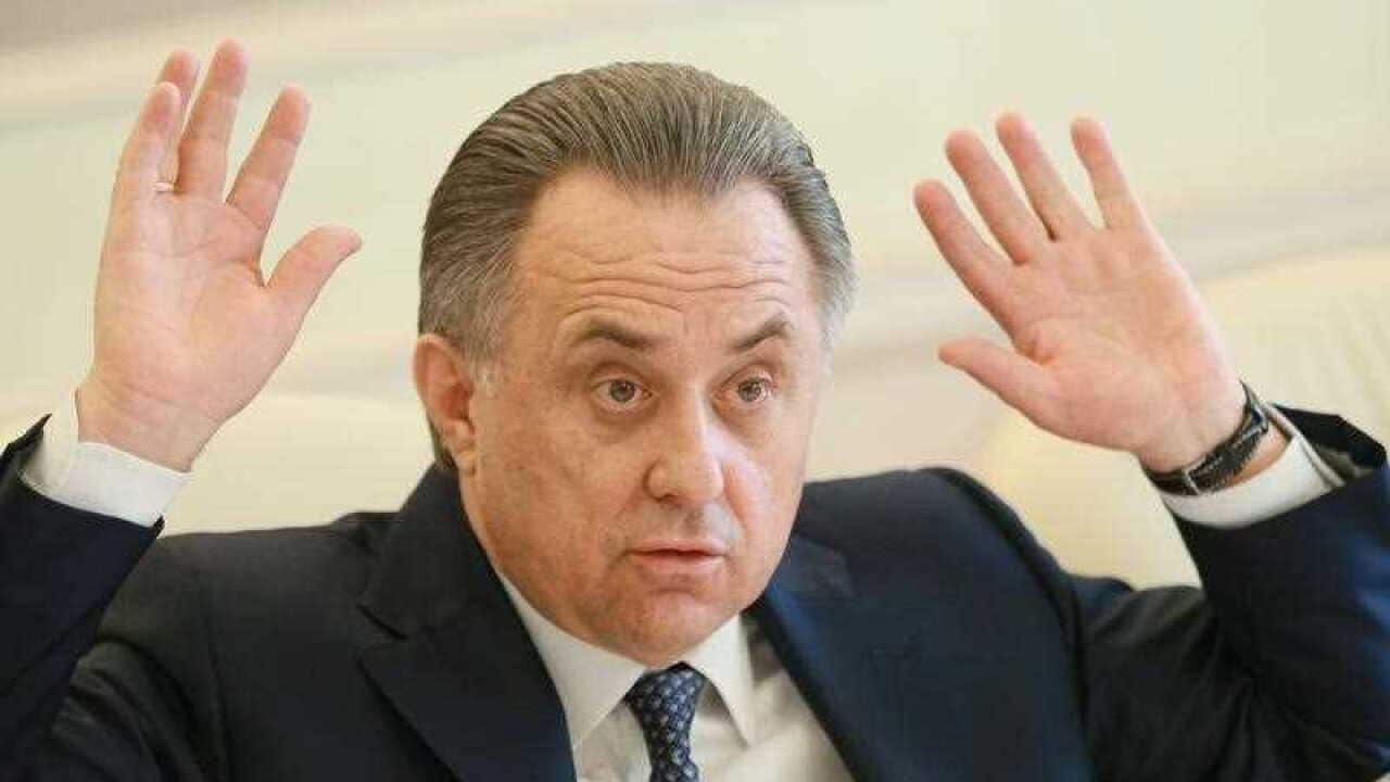 Minister of Sport Vitaly Mutko at a meeting with the Russian Olympic Committee and heads of sport federations.