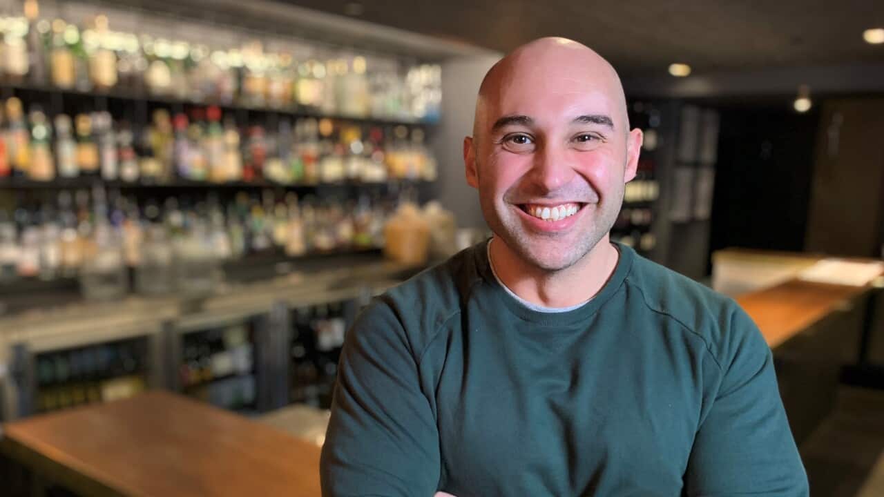 Chef Shane Delia at his Melbourne restaurant.