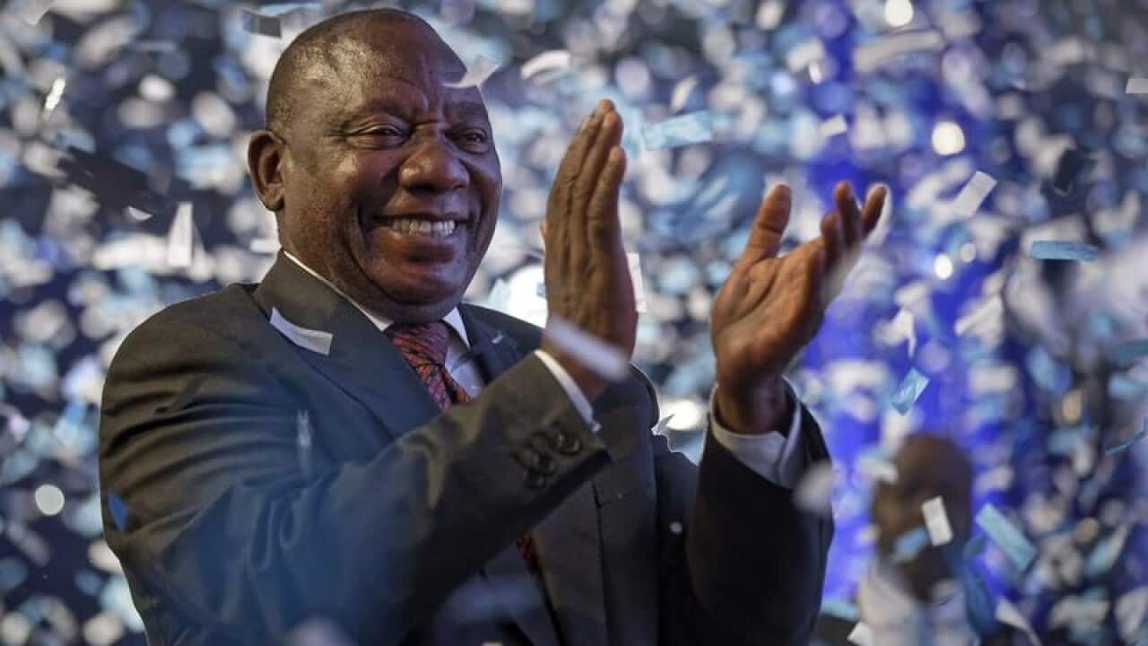South African President Cyril Ramaphosa
