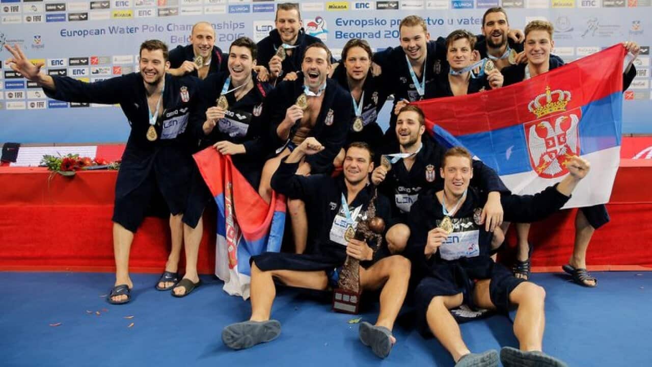 Water polo team of Serbia, European and World champion