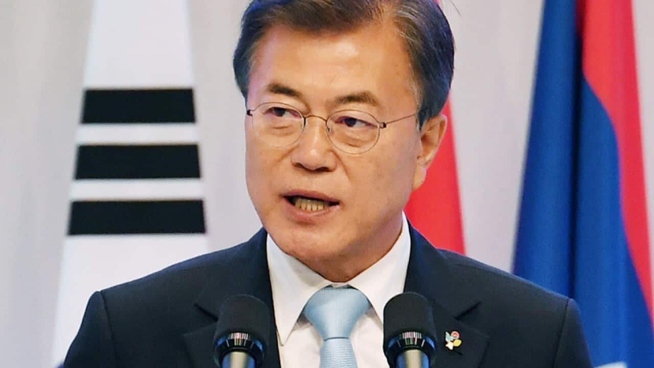 South Korean President Moon Jae In