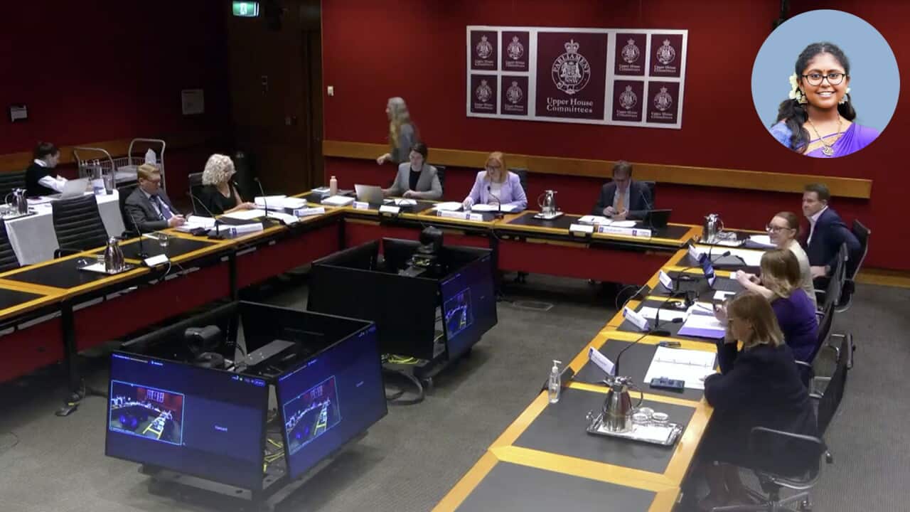Parliamentary inquiry on arts and music education and training in NSW is underway; Inset: Swathiga Vignarasa