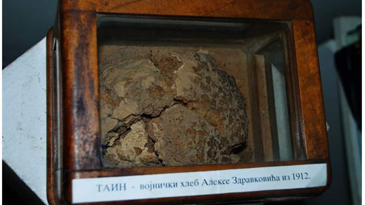 Train bread from 1912 in Pirot, Serbia