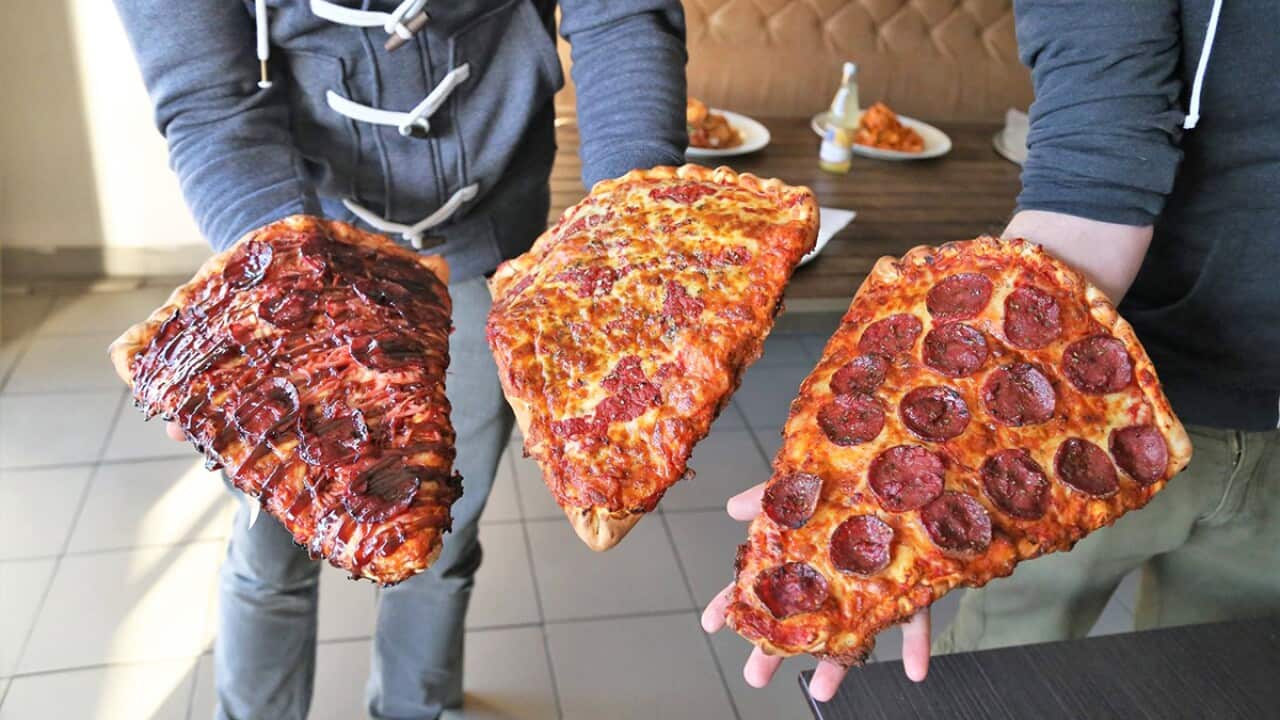 Slices channel old-school Australian pizzas at this Brunswick West pizzeria.