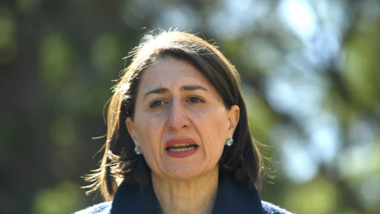 NSW Premier Gladys Berejiklian addresses media in Sydney, Wednesday, August 5, 2020