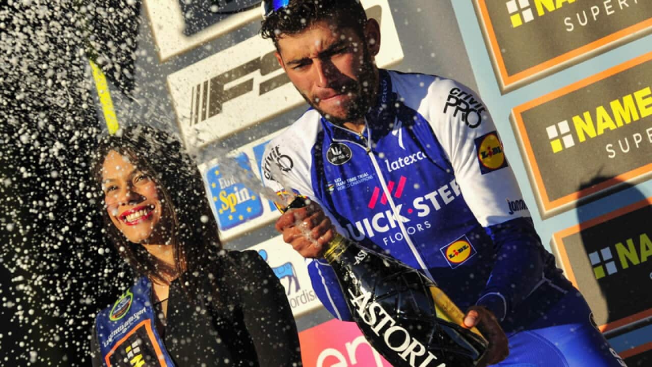 Colombian cyclist Fernando Gaviria