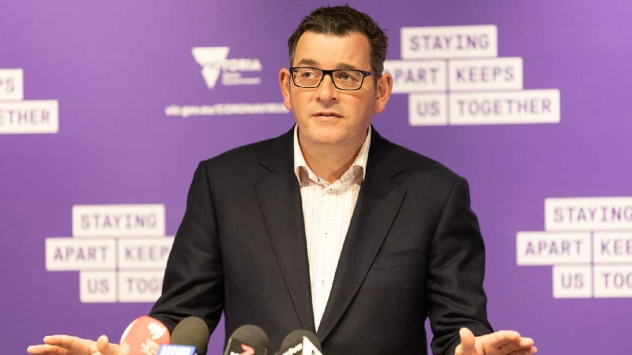 Premier of Victoria Daniel Andrews has called for calm after announcing 3000 residents would be forced into total lockdown.