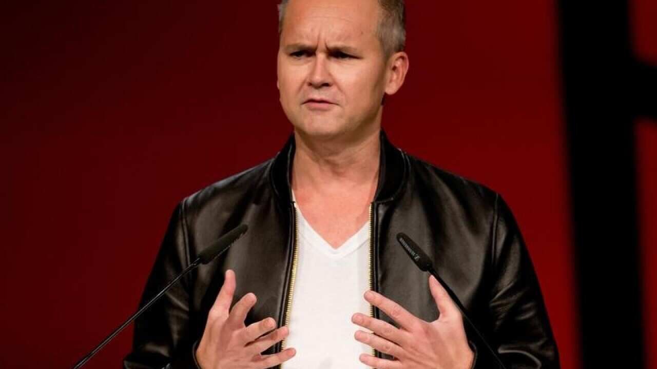 Roy Price speaks during the opening of the Munich Media Days.