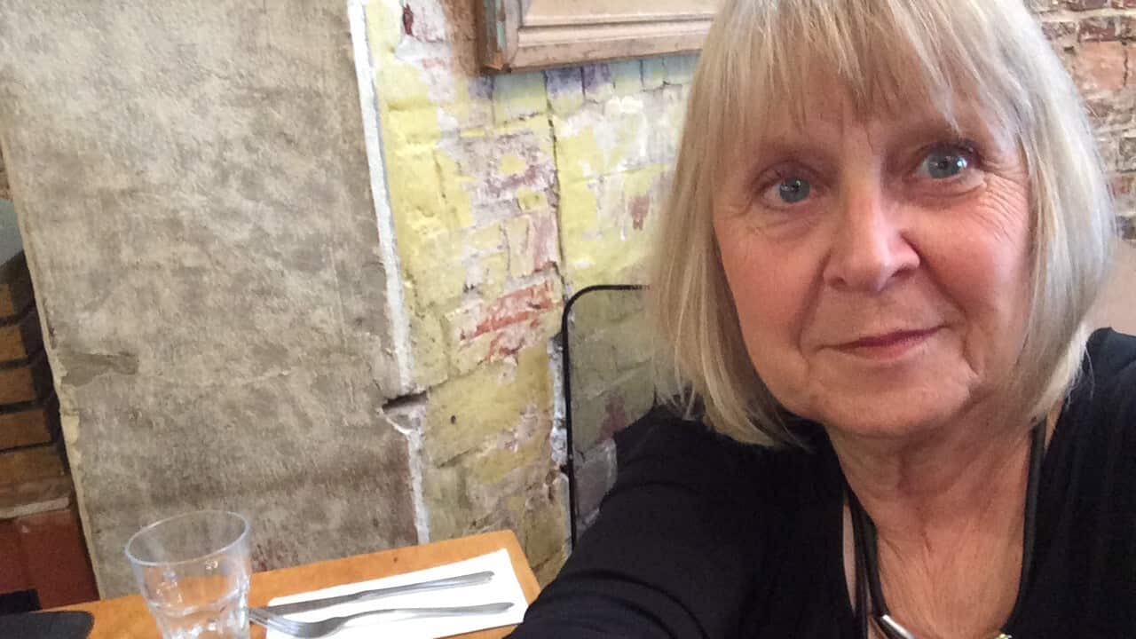 Yvon Davis from Ballarat, before lockdown