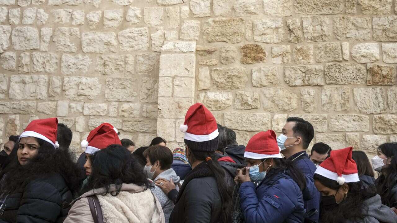 Palestinians Bethlehem Christmas
