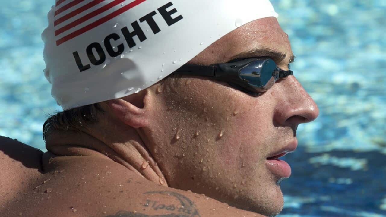 Ryan Lochte of the USA