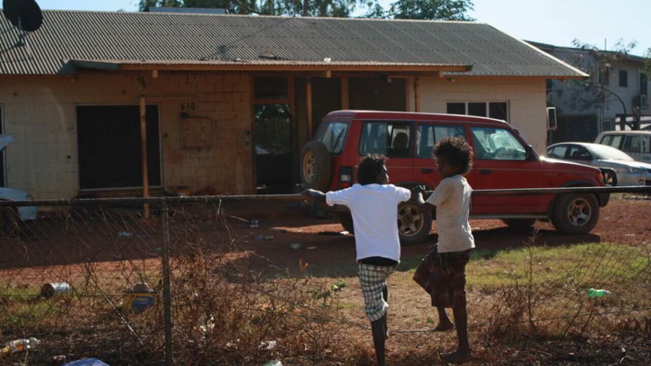 Two boys are caught by School Attendance Officers skipping school August 2014 in the NT.