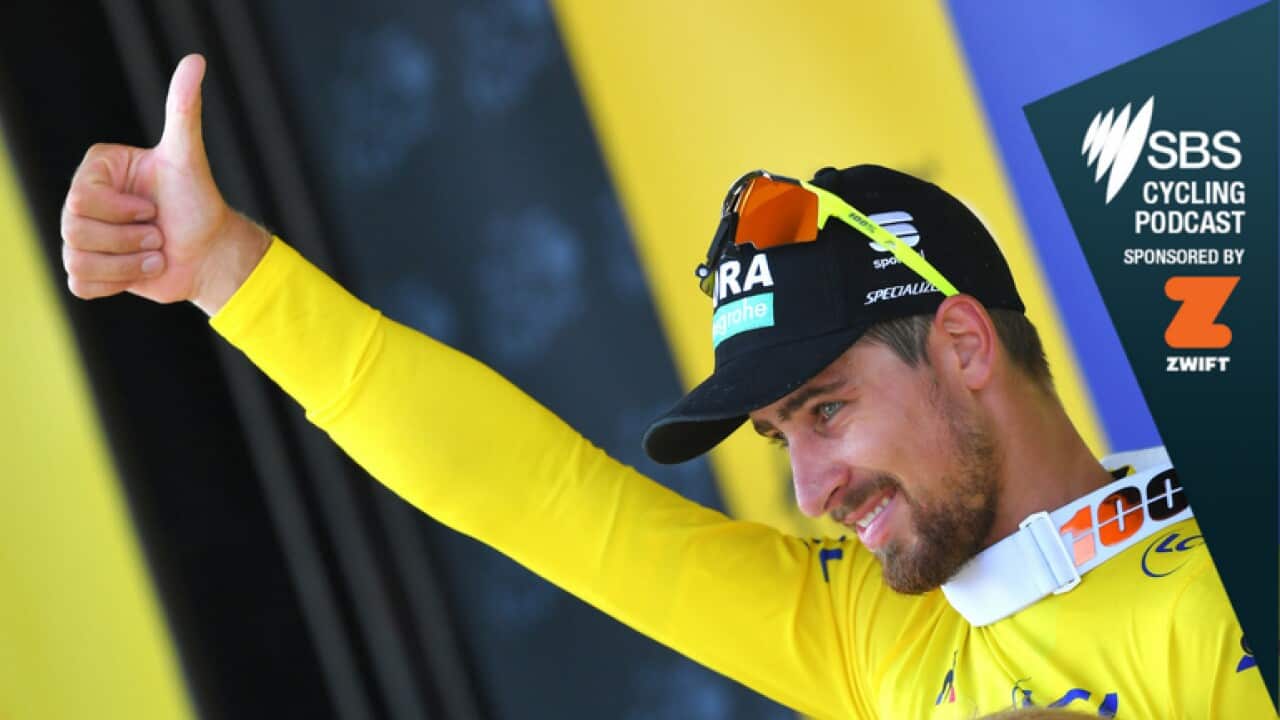 Zwift Cycling Central Podcast at the 2018 Tour de France stage 2 (Getty)