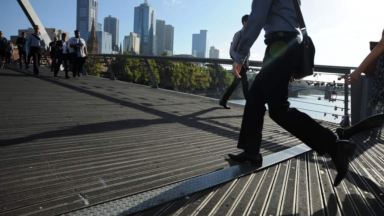 Morning Commuters Ahead Of Australia Employment Data