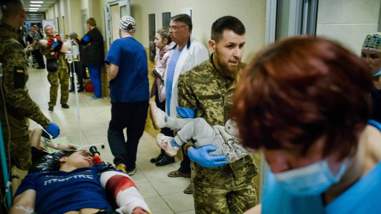 KRAMATORSK, UKRAINE - APRIL 8: Dozens were injured and at least