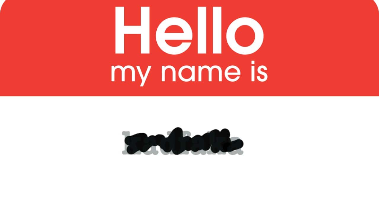 Name card