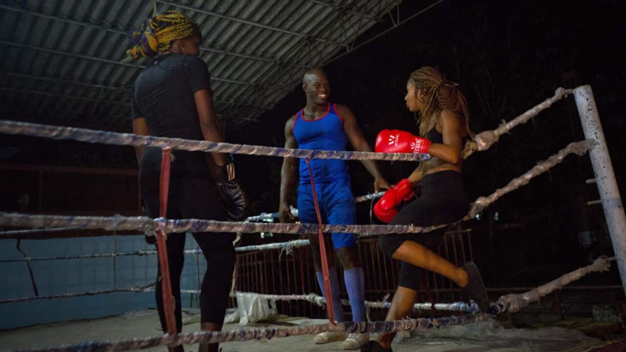 Olympic silver medalist Emilio Correa Jr. trains