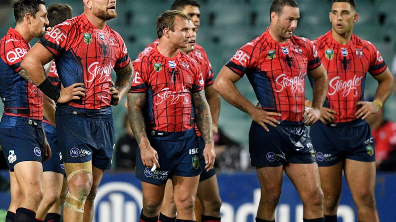 Roosters players