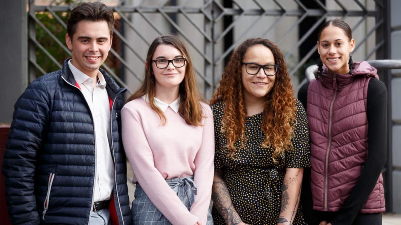 Some of the 2019 Community Sector Banking Indigenous scholarships recepients 2019