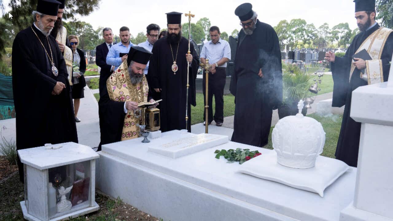 Στιγμιότυπο από το ετήσιο μμημόσυνο του μακαριστού Αρχιεπισκόπου κυρού Στυλιανού