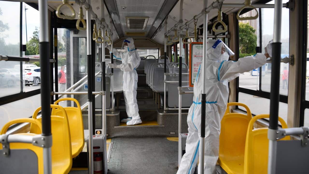 Disinfection Work Against COVID-19 Spread In Chengdu