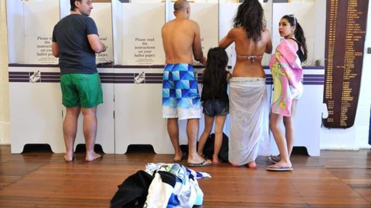 Voting booth