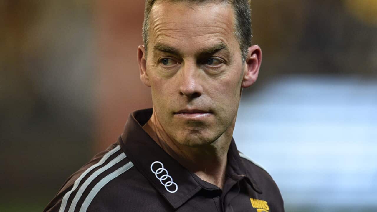 Coach of the Hawks Alastair Clarkson