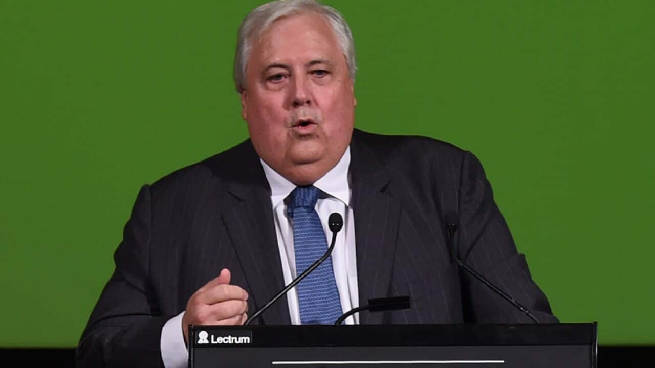 PUP leader Clive Palmer.