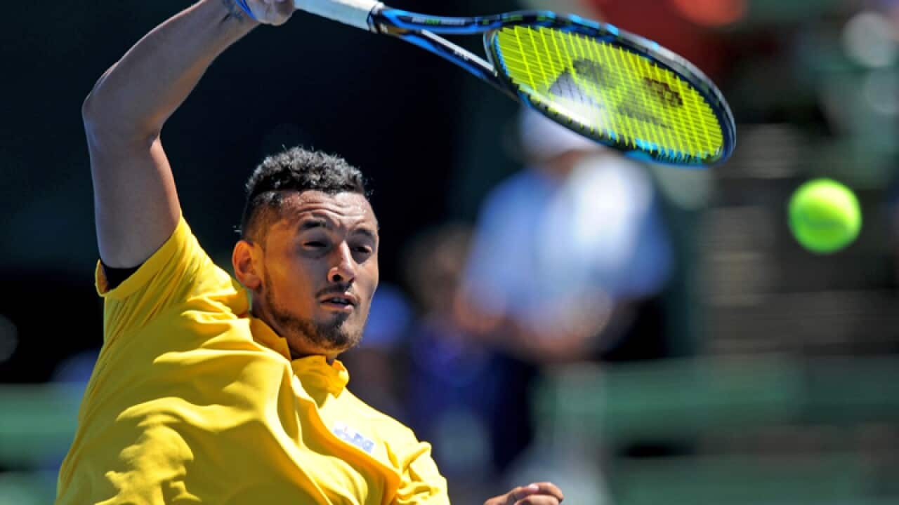 Australian tennis player Nick Kyrgios