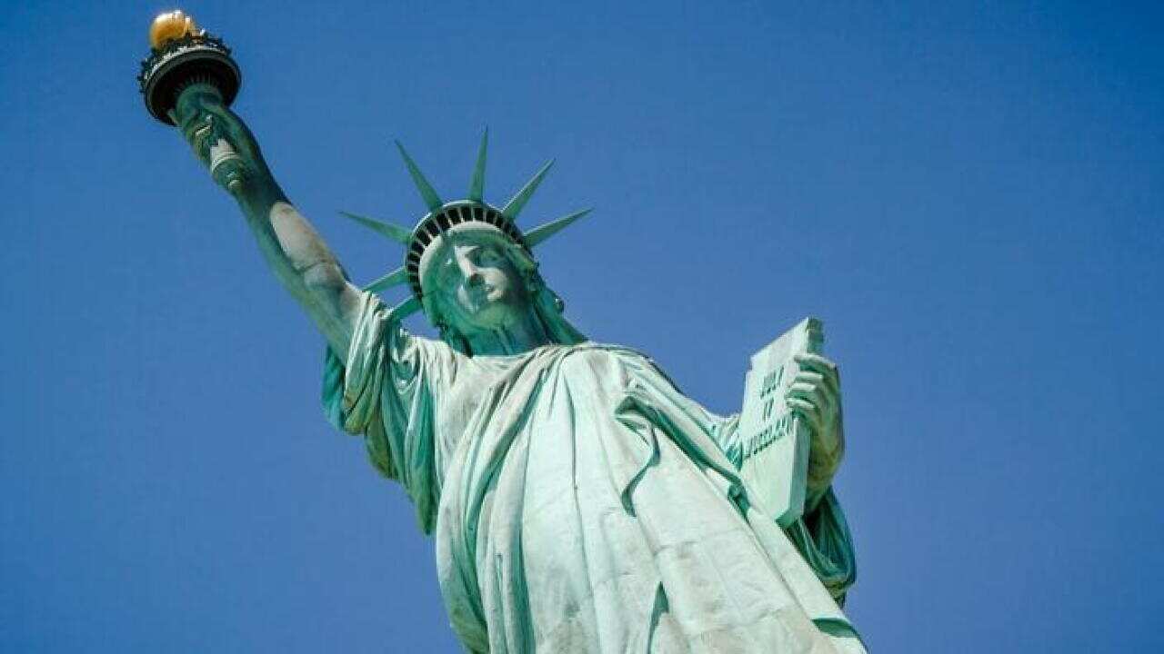 The Statue of Liberty on Liberty Island in New York, USA Photo/Zdenek Ryzner (CTK via AP Images)