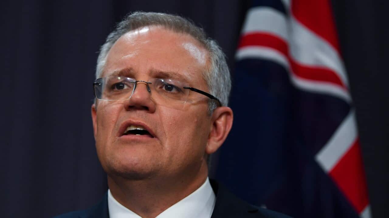 Newly elected leader of the Liberal Party, Scott Morrison addresses media at a press conference at Parliament House in Canberra, Friday, August 24, 2018. 