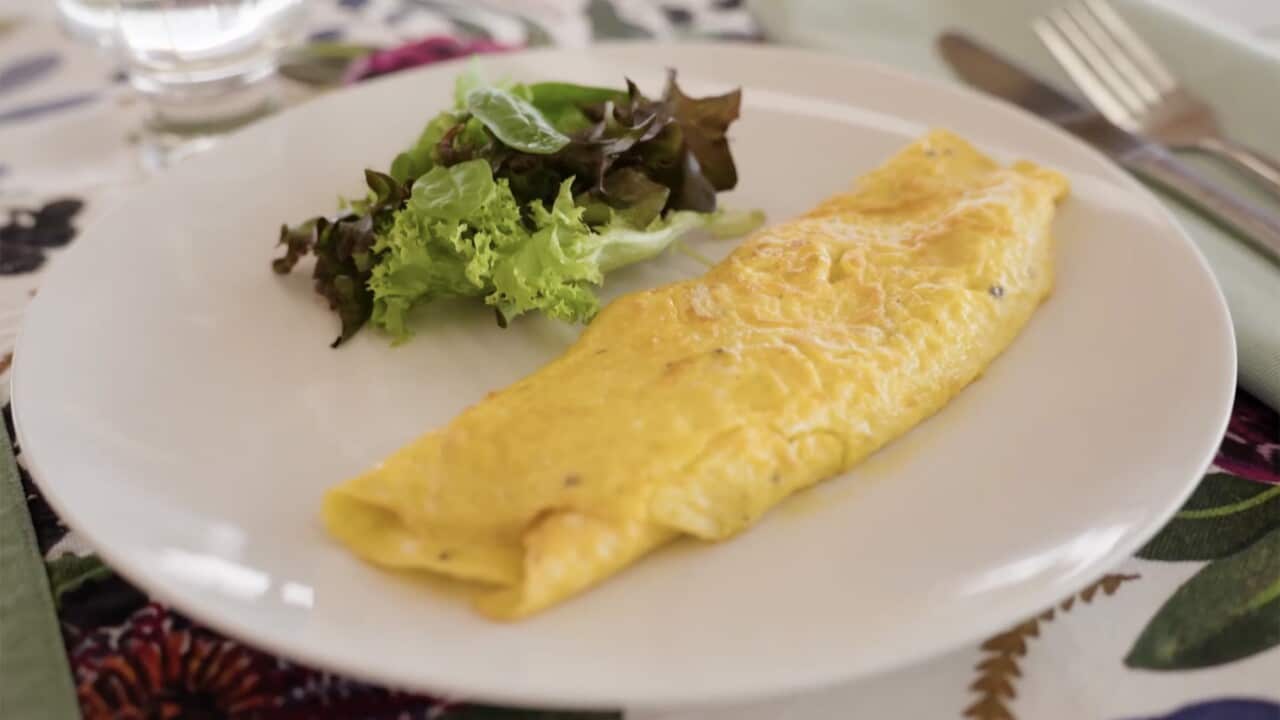 Emu Egg Omelette