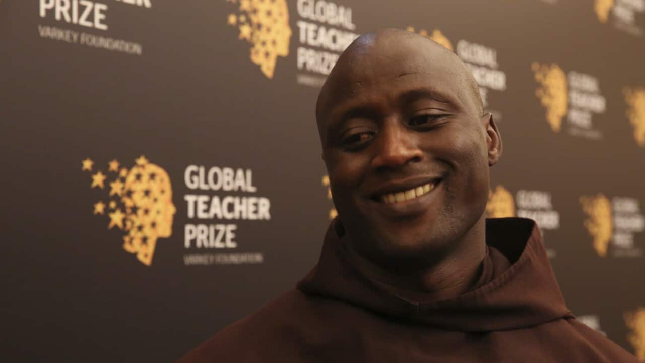 Kenyan teacher Peter Tabichi.