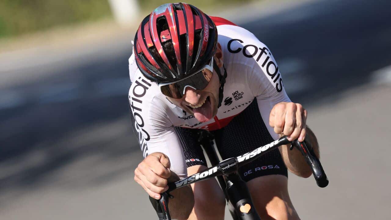 Benjamin Thomas in the Tour de France