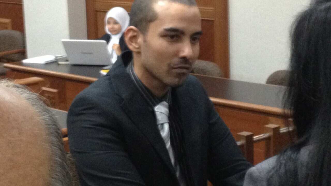 Perth man Dominic Bird in the Kuala Lumpur High Court in December
