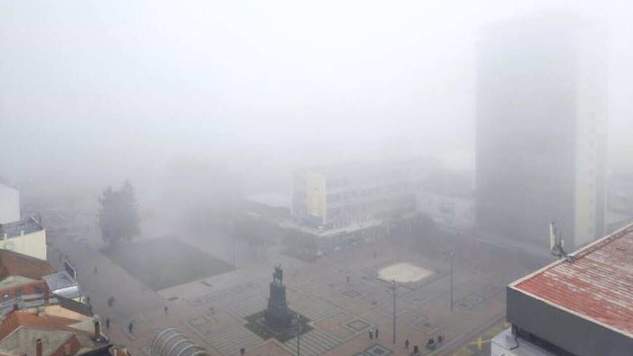 Polluted air in Southerner Serbian City of Nis