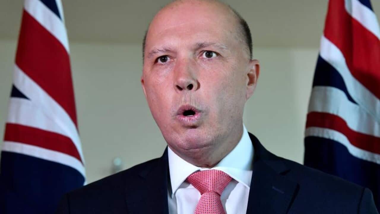 Home Affairs Minister Peter Dutton