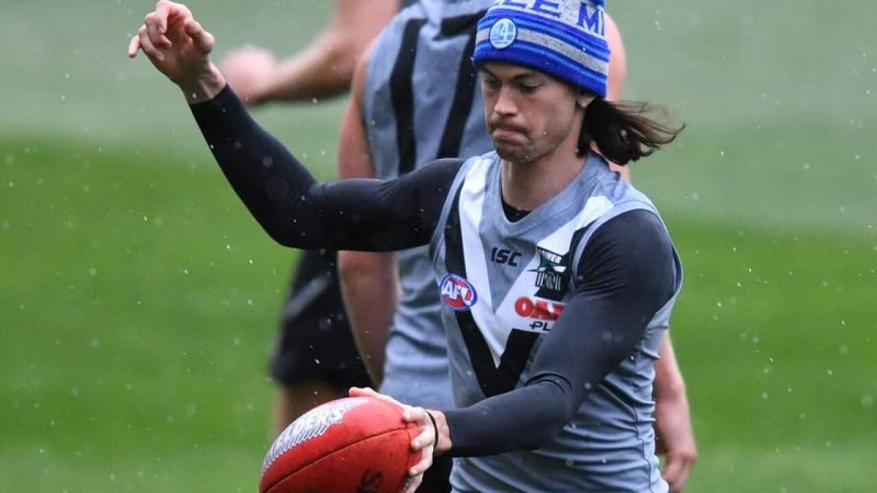Jasper Pittard during training