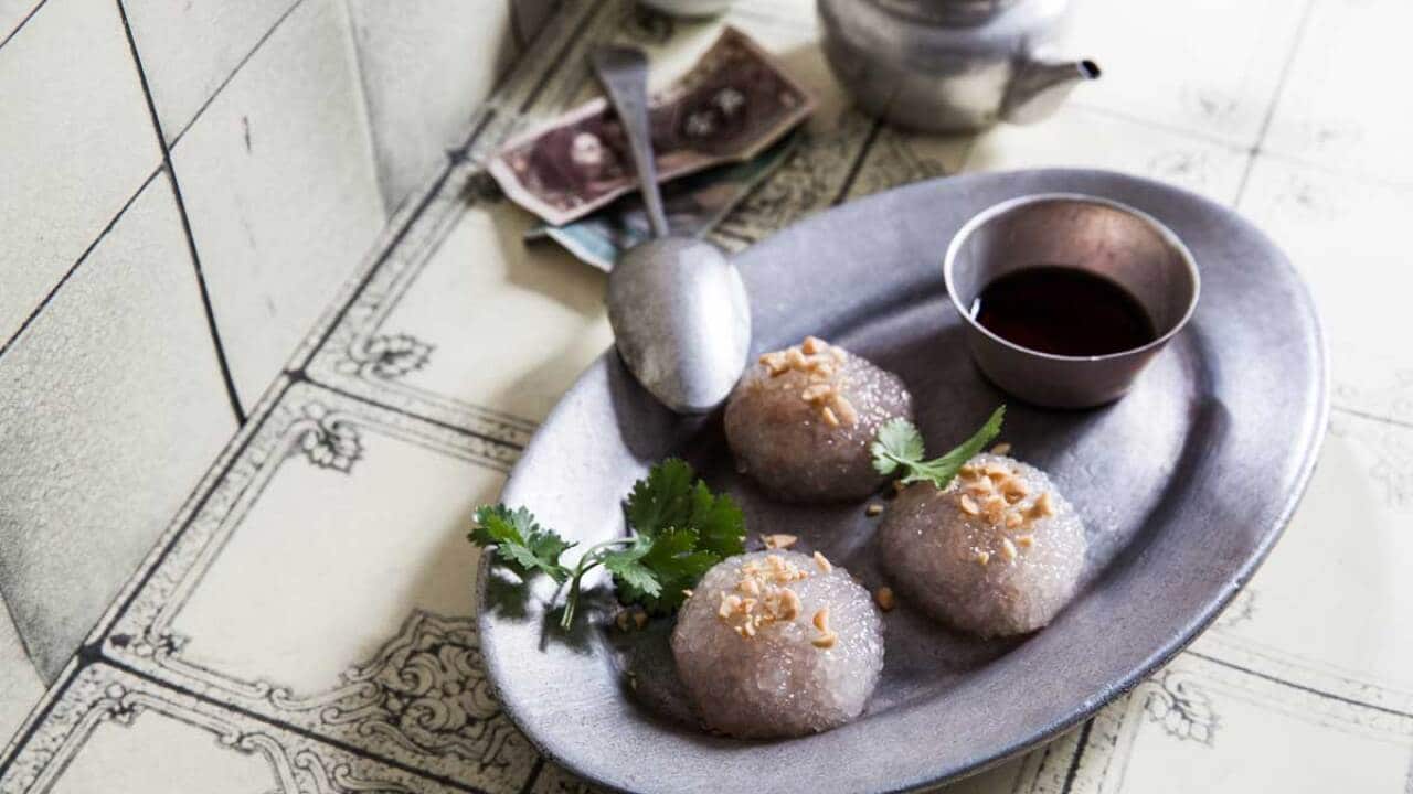 Thai pork and sago dumplings