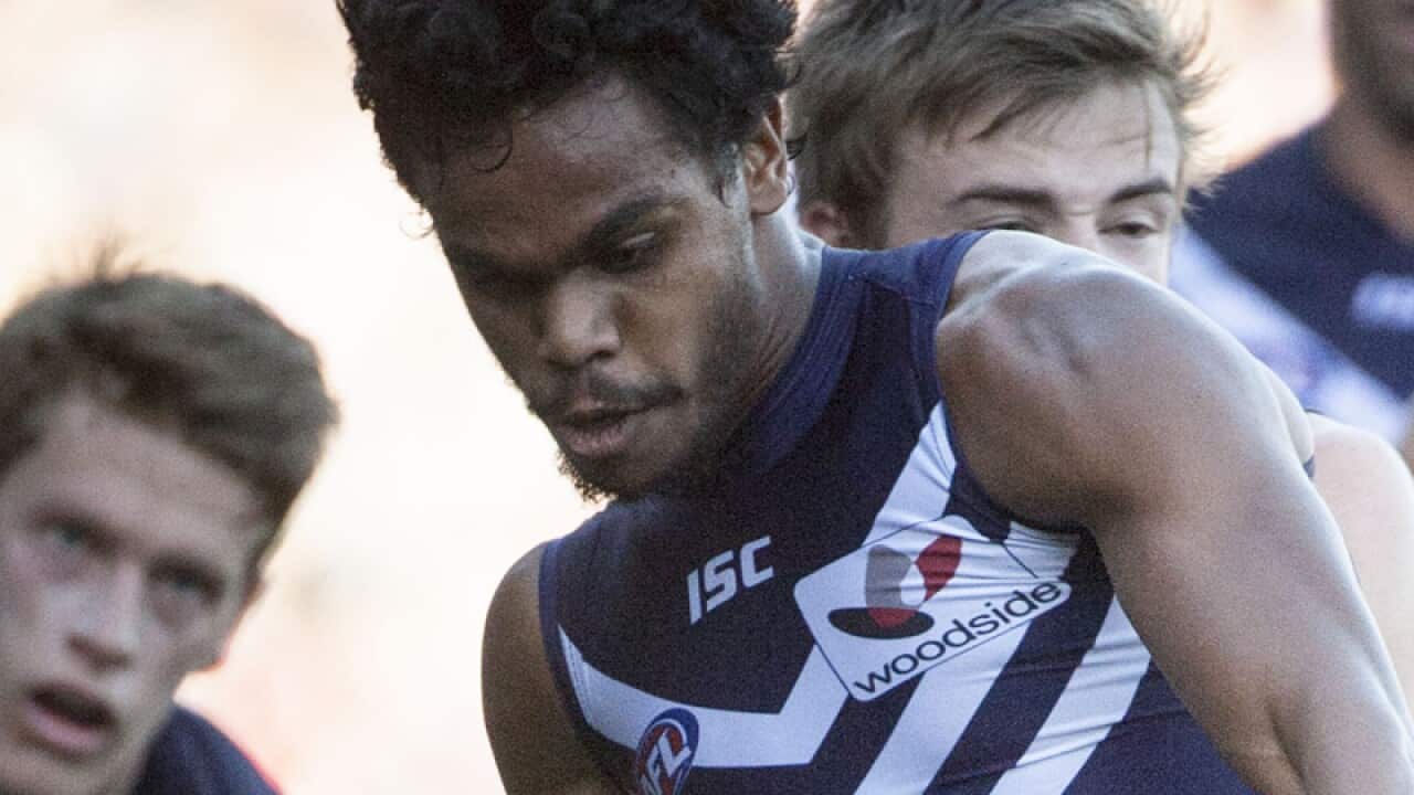 Fremantle Dockers AFL player Josh Simpson