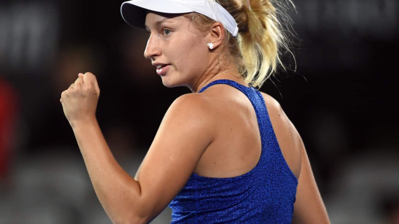 Daria Gavrilova at the Apia International tennis tournament